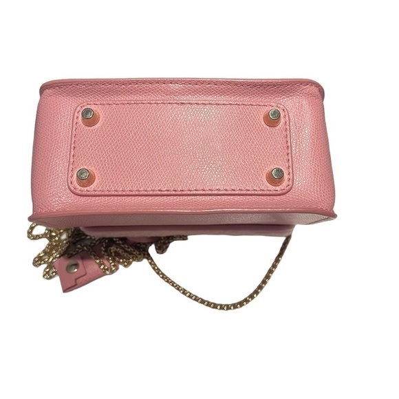 NWOT FURLA Mini Metropolis Faux Fur & Leather Chain Crossbody Bag w/ Key - Picture 10 of 10